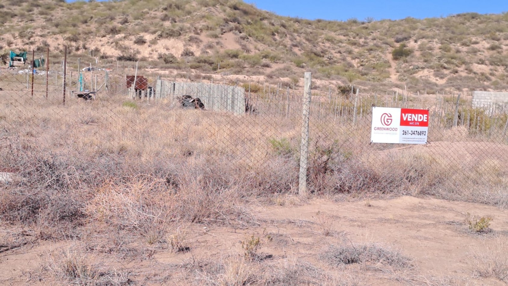 GREENWOOD VENDE LOTE EN EL CARRIZAL MEDIO DE LUJAN DE CUYO.