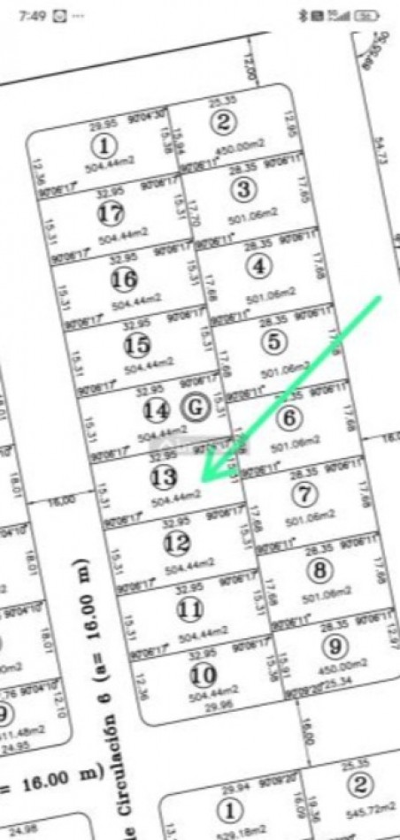 GREENWOOD INMOBILIARIA VENDE TERRENO EN BARRIO DISTRITO AZCUENAGA 