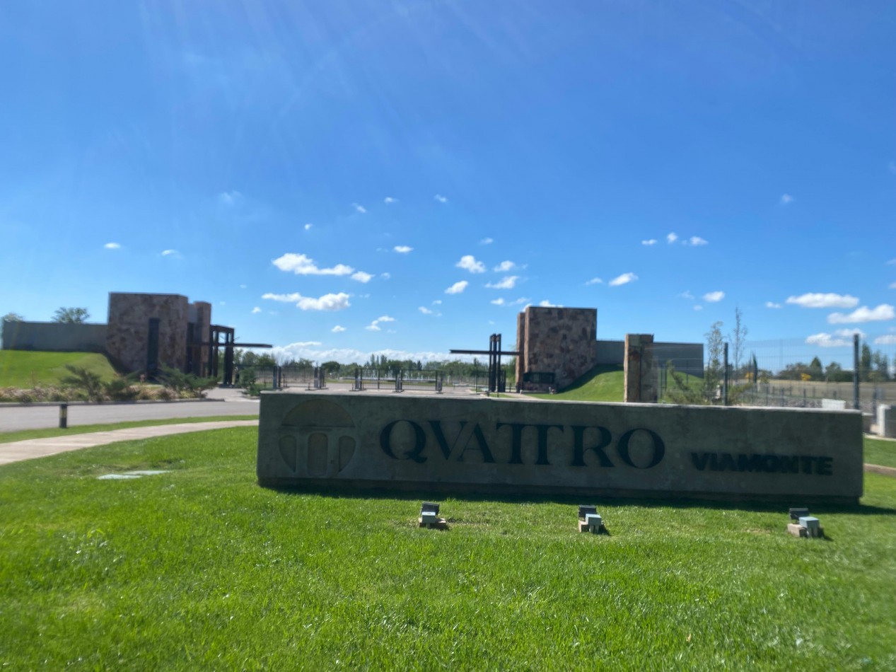GREENWOOD INMOBILIARIA VENDE EXCELENTE LOTE EN EL BARRIO PRIVADO QVATTRO DE CHACRAS DE CORIA, LUJAN DE CUYO! 
